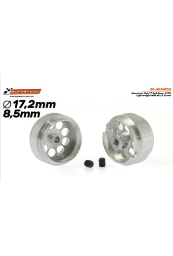 Llanta aluminio 17.2x8.5mm Lightweight universal - Scaleauto