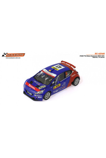 Peugeot 208 Rally Alemania 2016 n43 Suarez Scaleauto | Slot rally Alemania