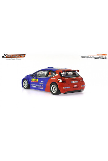 Peugeot 208 Rally Alemania 2016 n43 Suarez Scaleauto | Slot rally Alemania