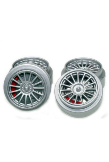 Juego llantas plástico + tapacubos Avant Slot AV20701  16,5x9 (x2) y 16,5x10 (x2)  Completo y versátil