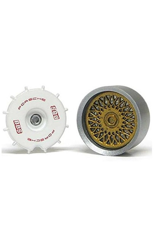 Tapacubos BBS 80s Porsche 956/962 Slot.it SI-PA55 15,8 & 16,5 mm (6 uds)  Slot Maxi