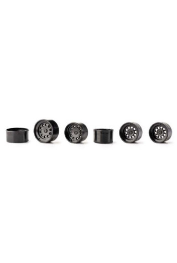 Tapacubos Alfa Romeo 33/3 Slot.it SI-PA41 15,8 & 14,3 mm (6 uds)  Autenticidad y Versatilidad