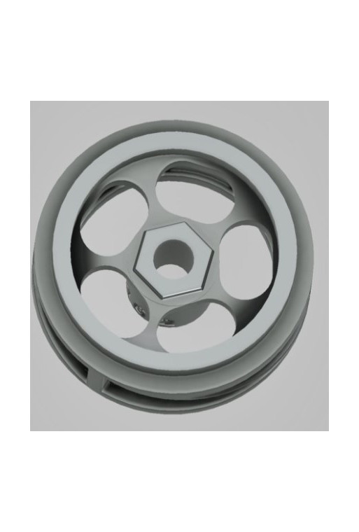 Llanta CC Slot CC-8107 3DP SLS 15.8×8.5 mm (x2)  Ligereza y control