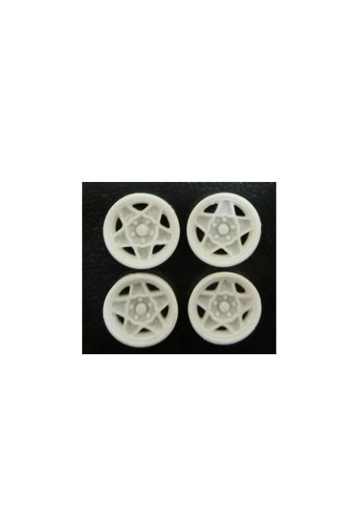Tapacubos Blanco Ferrari GTO Mustang M-T159SP6W 15,9 mm (4 uds)  Replica Clásica