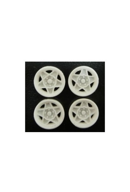 Tapacubos Blanco Ferrari GTO Mustang M-T159SP6W 15,9 mm (4 uds)  Replica Clásica