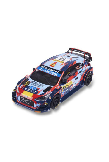 Hyundai I-20 WRC Solans Scalextric | Slot rally moderno