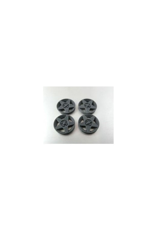 Tapacubos Speedline Antracita Mustang 15,5 mm (Pack 4)  Estilo Racing