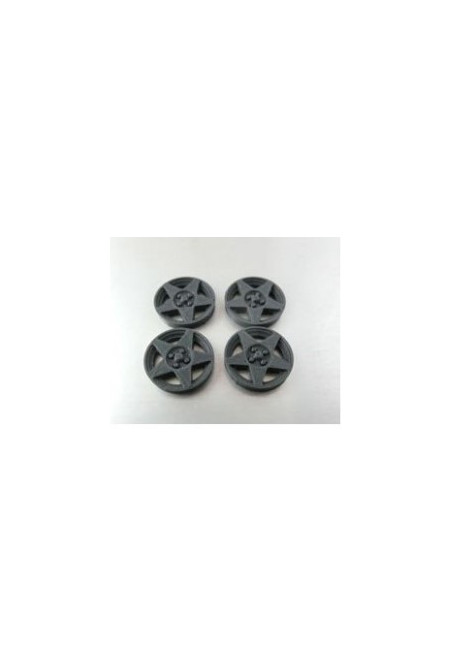Tapacubos Speedline Antracita Mustang 15,5 mm (Pack 4)  Estilo Racing