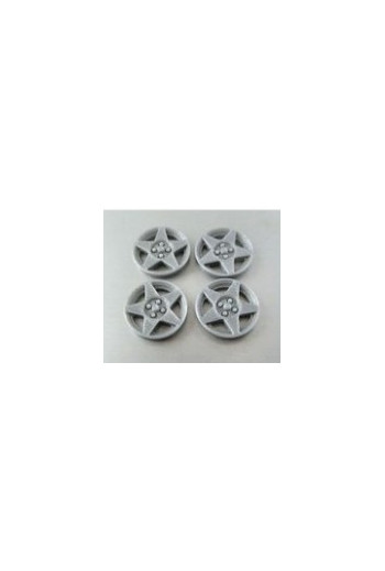 Tapacubos Speedline Plata Mustang 15,5 mm (Pack 4)  Elegancia de Carrera