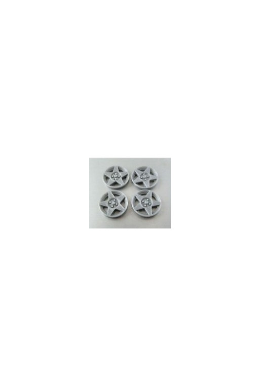 Tapacubos Speedline Plata Mustang 15,5 mm (Pack 4)  Elegancia de Carrera