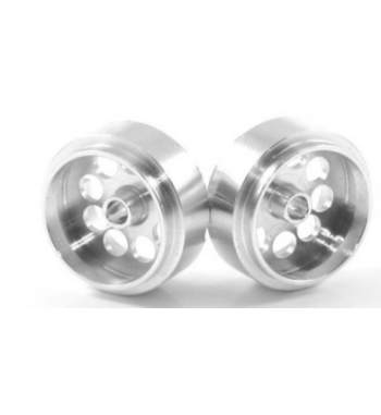 Llanta Aluminio Ligera 16.9mm Scaleauto Slot