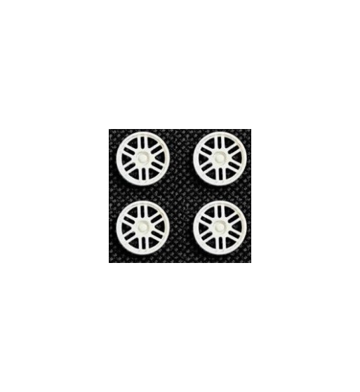 Tapacubos Multirradio Blanco 15.8mm Rendimiento - Mustang Slot Design
