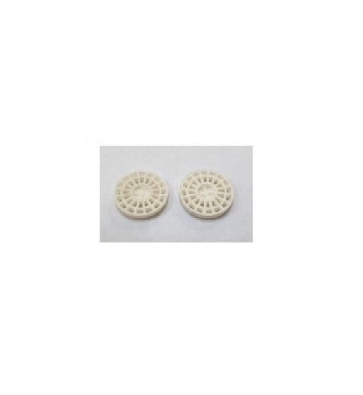 Tapacubos Integrale Blanco 15.5mm Precisión - Mustang Slot Design Tapacubos Integrale Blanco 15.5mm Precisión - Mustang Slot Design