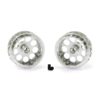 Llanta Aluminio Ultra-Lightweight 15.5x8.5mm V2 - Scaleauto Slot Maxi