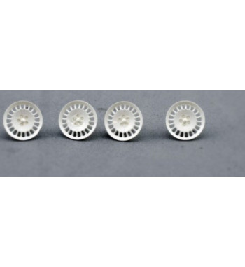 Tapacubos Rally Blancos 15.5mm - Avant Slot Slot Maxi