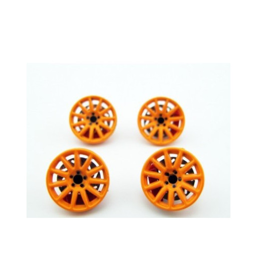 Tapacubos Rally Naranjas 15.5mm - Avant Slot Slot Maxi Tapacubos Rally Naranjas 15.5mm - Avant Slot Slot Maxi