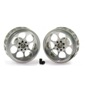 Llanta Aluminio Monza-2 17.2x10 V8 - Scaleauto Slot Maxi