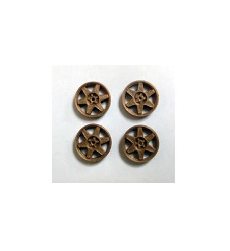 Tapacubos Titanium Impreza 15.8mm - Mustang Slot Maxi