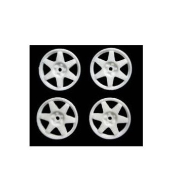 Tapacubos Blanco Impreza 15.8mm - Mustang Slot Maxi