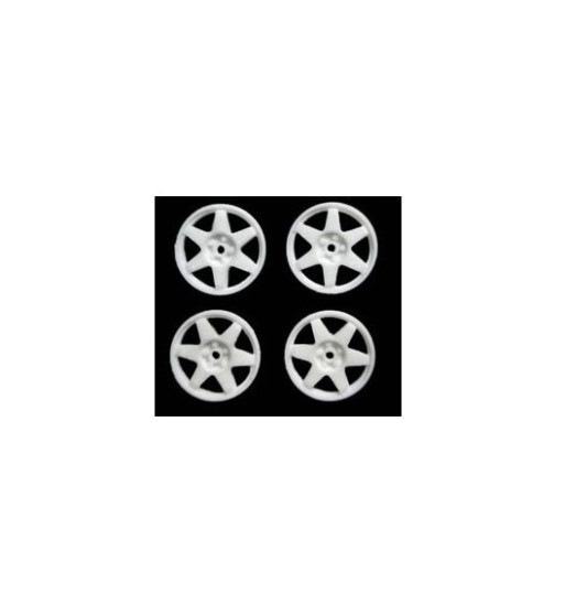 Tapacubos Blanco Impreza 15.8mm - Mustang Slot Maxi