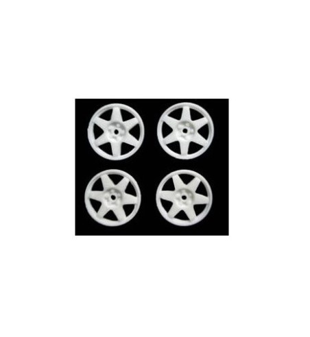 Tapacubos Blanco Impreza 15.8mm - Mustang Slot Maxi