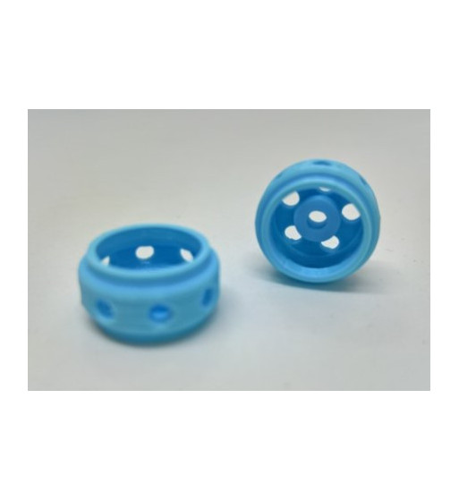 Llanta 3D Faster Azul 15.5x8.5mm - Sloting Plus Slot Maxi