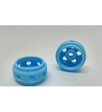 Llanta 3D Faster Azul 14.5x8.5mm - Sloting Plus Slot Maxi