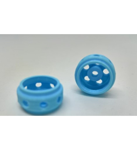 Llanta 3D Faster Azul 14.5x8.5mm - Sloting Plus Slot Maxi