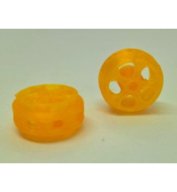 Llanta 3D Targa Naranja 14.5x8.5mm - Sloting Plus Slot Maxi