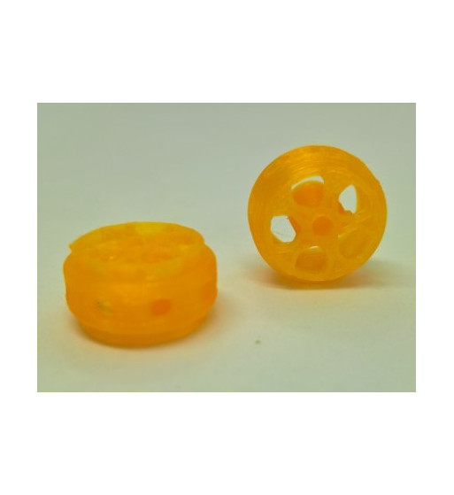 Llanta 3D Targa Naranja 14.5x8.5mm - Sloting Plus Slot Maxi