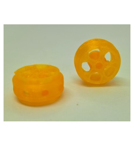 Llanta 3D Targa Naranja 14.5x8.5mm - Sloting Plus Slot Maxi