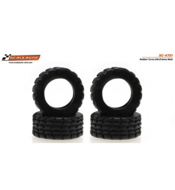 SC-4751 Scaleauto | Neumático Raid 24x9.5mm Slot  Slot-maxi.com