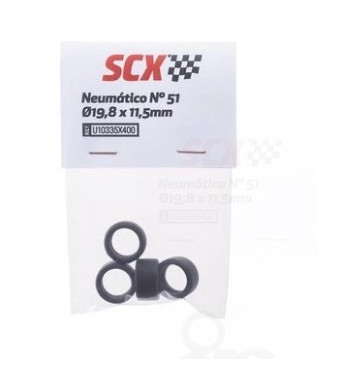 Scalextric Neumático N44 15x8mm | Repuesto Slot  Slot-maxi.com