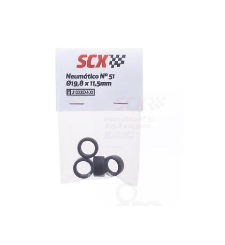 Scalextric Neumático N44 15x8mm | Repuesto Slot  Slot-maxi.com