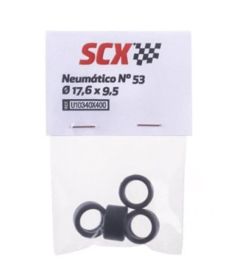 Scalextric Neumático N53 17.6x9.5mm | Repuesto Slot Cars  Slot-maxi.com