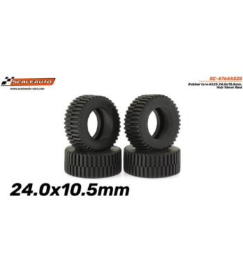 Scaleauto AS25 Raid 24x10.5mm en slot-maxi.com | Neumáticos para slot raid profesional