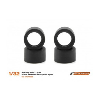 Scaleauto A-S25 18.5x10.5mm Racing Slick | slot-maxi.com