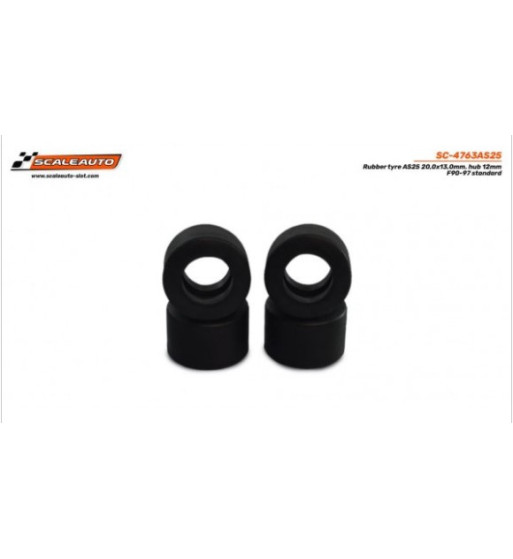 BRM TransAm G25 Slick | Neumáticos Slot 1:24 Traseros BRM TransAm G25 Slick | Neumáticos Slot 1:24 Traseros