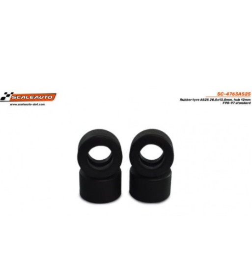 Scaleauto 20x13 AS25 | Neumático Slot Formula Técnica Scaleauto 20x13 AS25 | Neumático Slot Formula Técnica