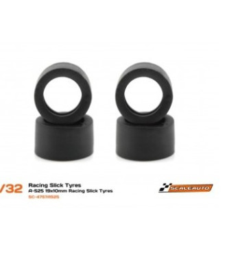 Scaleauto Slick Racing AS25 18.5x10.5 | Goma para Slot Competitivo