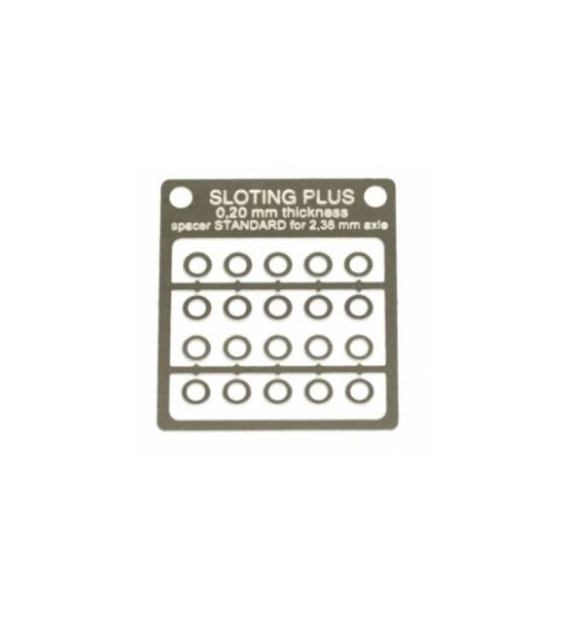 Separadores inox 0.20mm eje 3/32 Sloting Plus | slot-maxi.com Separadores inox 0.20mm eje 3/32 Sloting Plus | slot-maxi.com
