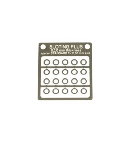 Separadores inox 0.10mm eje 3/32 Sloting Plus | slot-maxi.com Separadores inox 0.10mm eje 3/32 Sloting Plus | slot-maxi.com