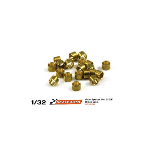 Separadores Bronce SCALEAUTO 2mm | Kit Profesional Slot Racing