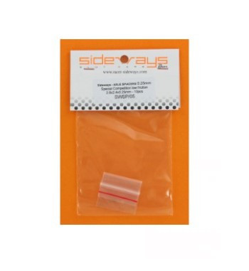 Separadores Sideways 0,25mm | Ajuste Fino para Slot Racing