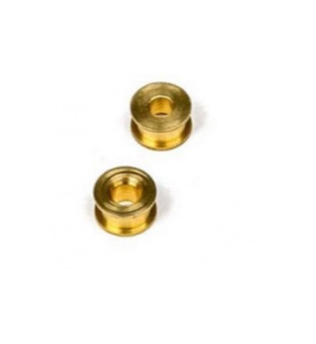Mitoos M183 Cojinete doble pestaña latón eje slot