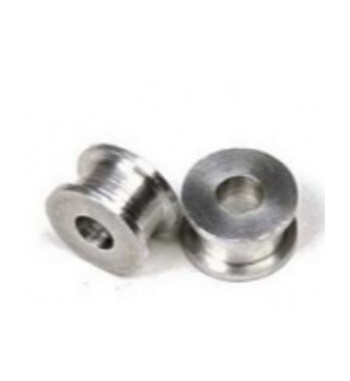 Cojinete aluminio Mitoos doble pestaña lateral