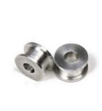 M184 Cojinete doble pestaña aluminio lateral slot racing Mitoos