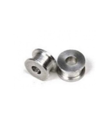 M184 Cojinete doble pestaña aluminio lateral slot racing Mitoos
