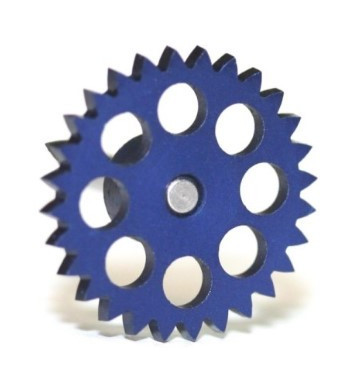 Sloting Plus corona 28D azul Ø16.8 - Transmisión precisa para slot cars