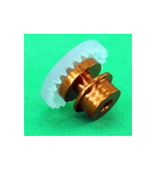 Corona slot 24 dientes naranja - Alto par motor y respuesta rápida Corona slot 24 dientes naranja - Alto par motor y respuesta rápida